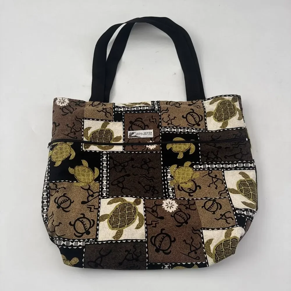 Local Design Made in Hawaii COTTON TOTE BAG Classic Design Island Aloha Wear Bag - Picture 2 of 12